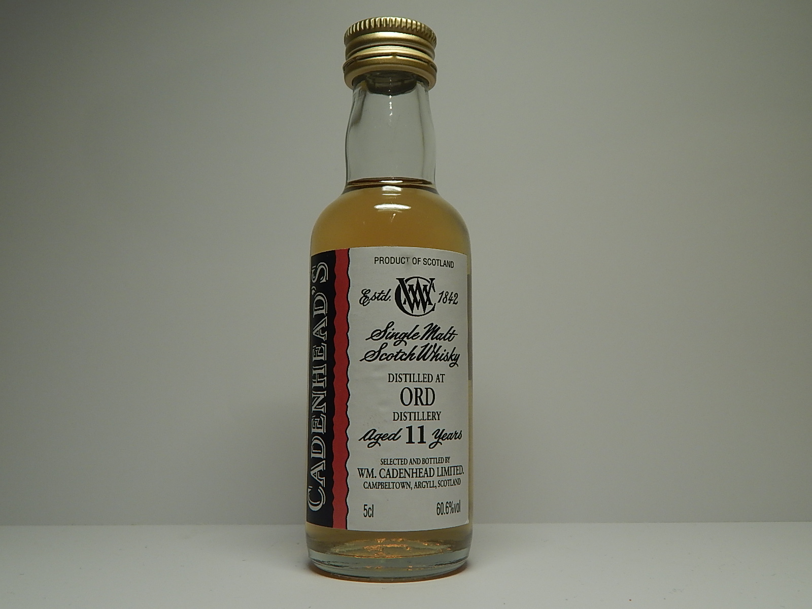 SMSW 11yo "Cadenhead´s" 5cl 60,6%vol